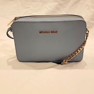 Michael Kors Small Rectangle Baby-blue Crossbody
